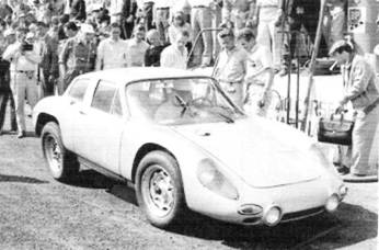 Günther Klass i Jochen Neerpasch - Porsche 356 B Carrera 2000.